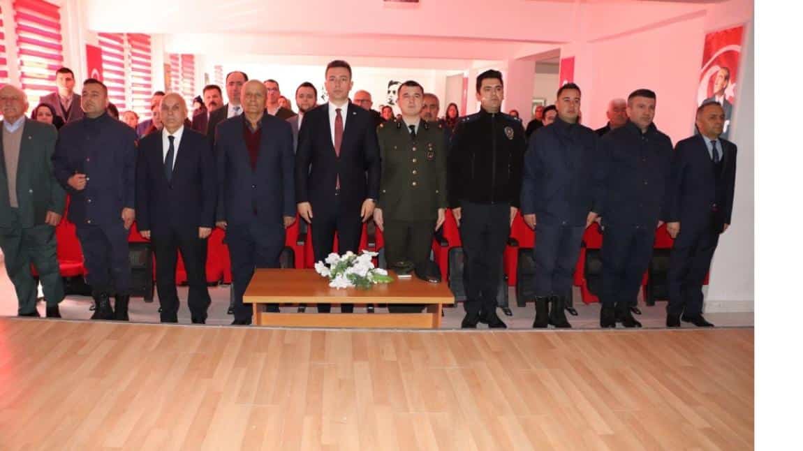 12 Mart İstiklal Marşı'nın kabulü ve Mehmet Akif ERSOY'u anma programı düzenlendi.